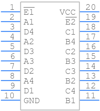 QS4A105QG - Renesas Electronics - PCB symbol