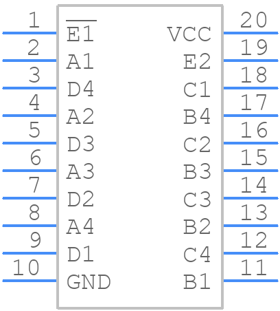QS4A105QG8 - Renesas Electronics - PCB symbol