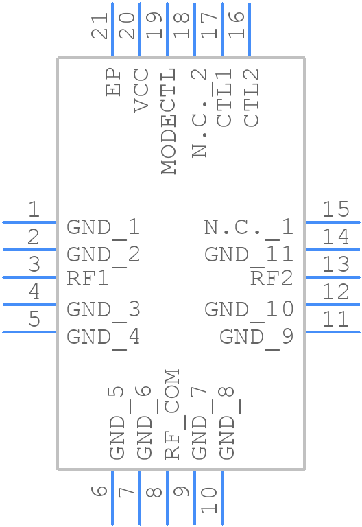 F2923NCGI8 - Renesas Electronics - PCB symbol