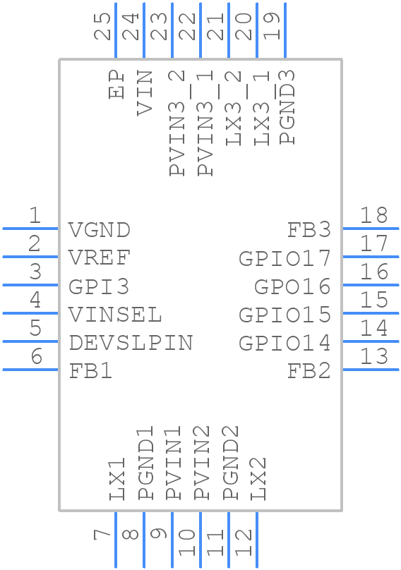 P9120-00NBGI8 - Renesas Electronics - PCB symbol