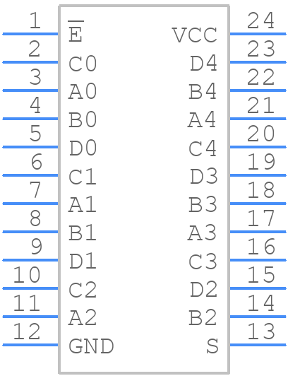 QS4A201QG8 - Renesas Electronics - PCB symbol