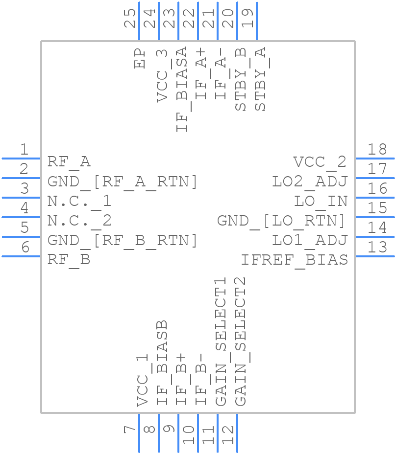 F1192NLGI8 - Renesas Electronics - PCB symbol