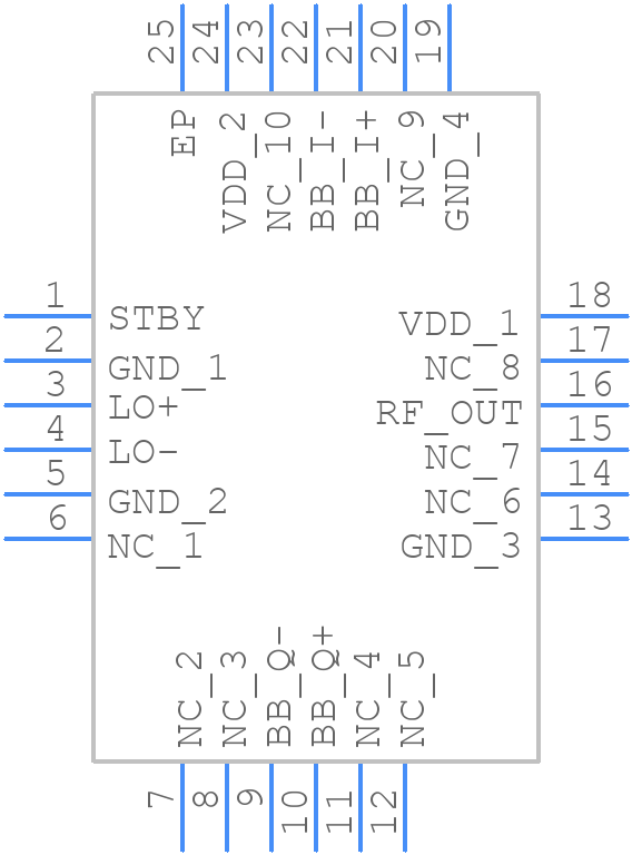 F1653NLGI8 - Renesas Electronics - PCB symbol