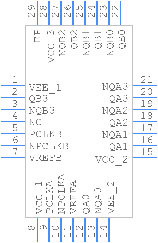 8SLVP2104ANBGI - Renesas Electronics - PCB symbol