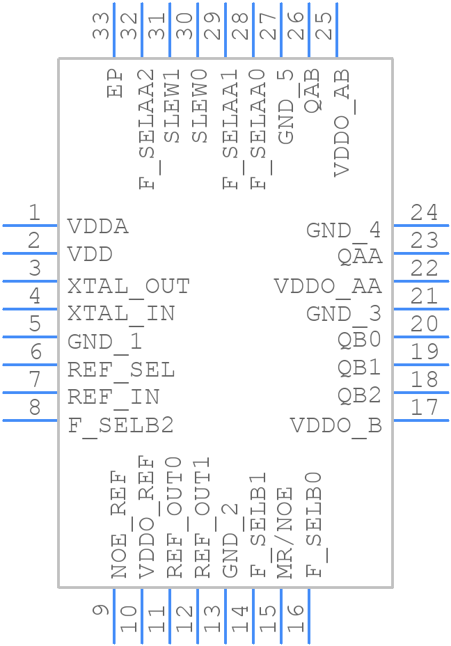 840S07BYILF - Renesas Electronics - PCB symbol