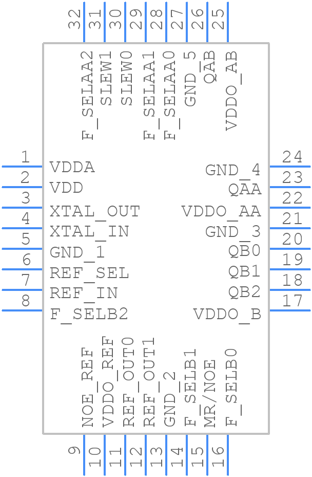 840S07BYILFT - Renesas Electronics - PCB symbol