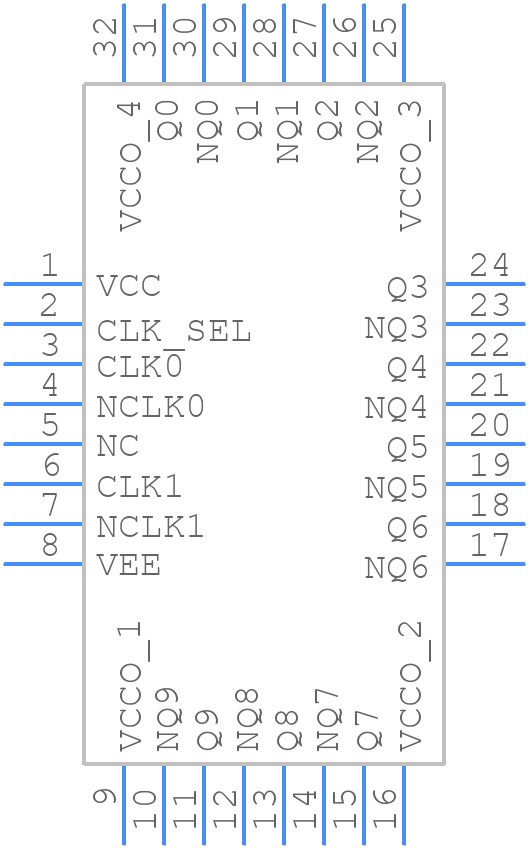 85310AYI-01LF - Renesas Electronics - PCB symbol