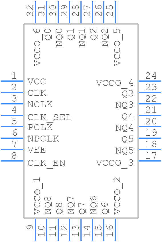 853S031BYILFT - Renesas Electronics - PCB symbol