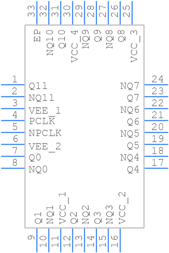 853S12AKILFT - Renesas Electronics - PCB symbol