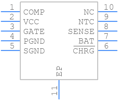 LTC4002EDD-4.2#PBF - Analog Devices - PCB symbol
