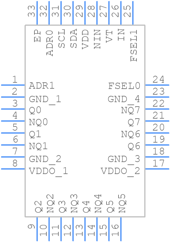 874208BKILF - Renesas Electronics - PCB symbol