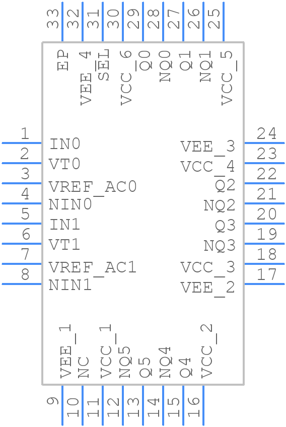8S58035AKILFT - Renesas Electronics - PCB symbol