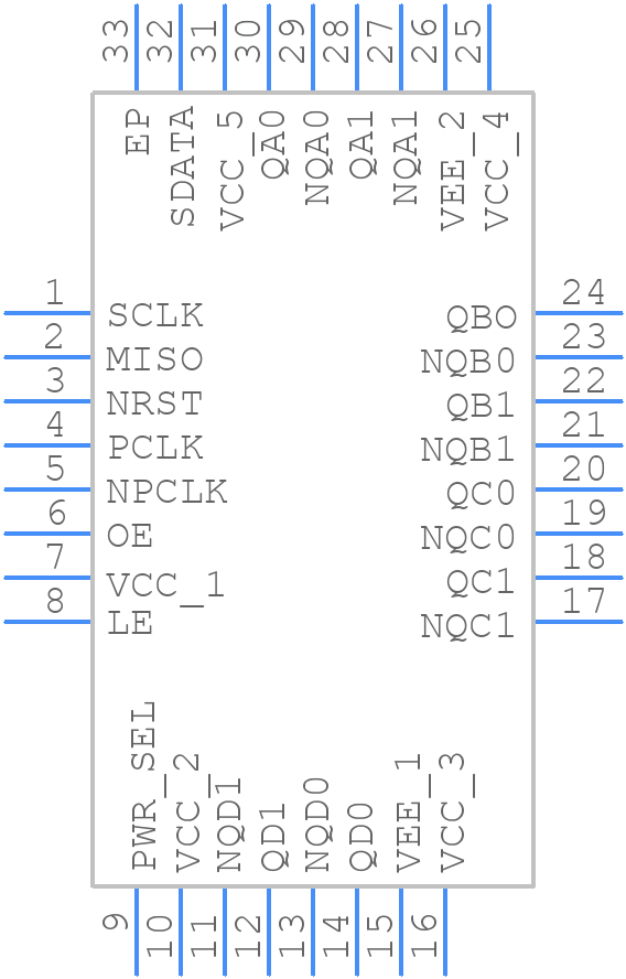 8T79S828-08NLGI8 - Renesas Electronics - PCB symbol