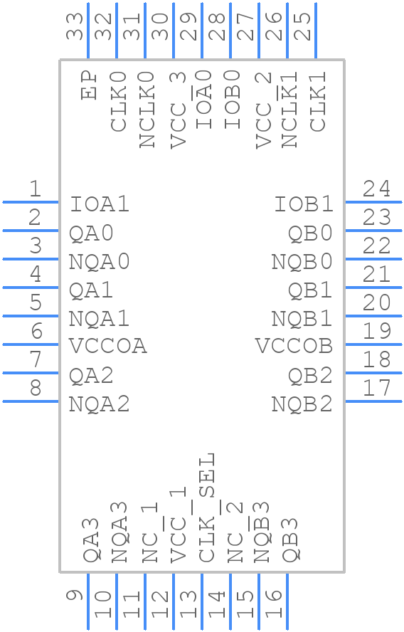 8P391208NLGI8 - Renesas Electronics - PCB symbol