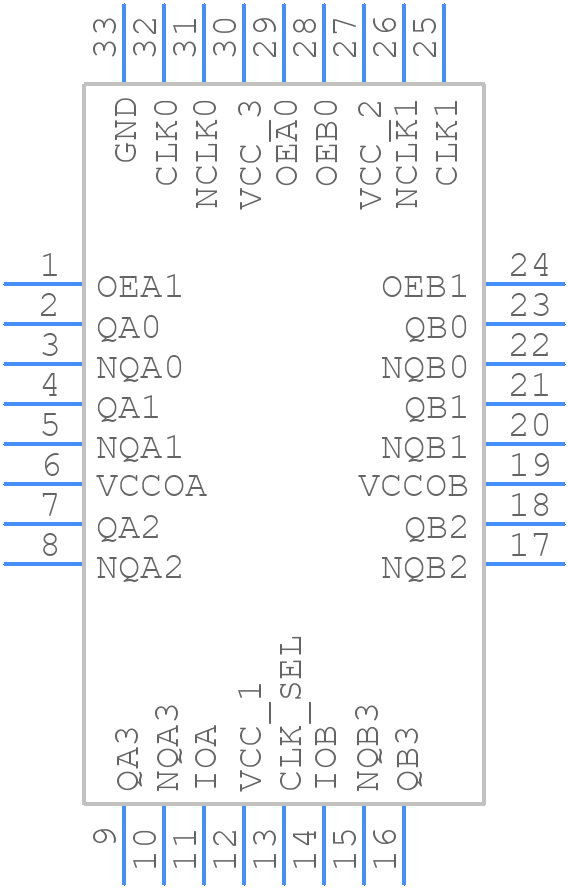 8P791208NLGI/W - Renesas Electronics - PCB symbol