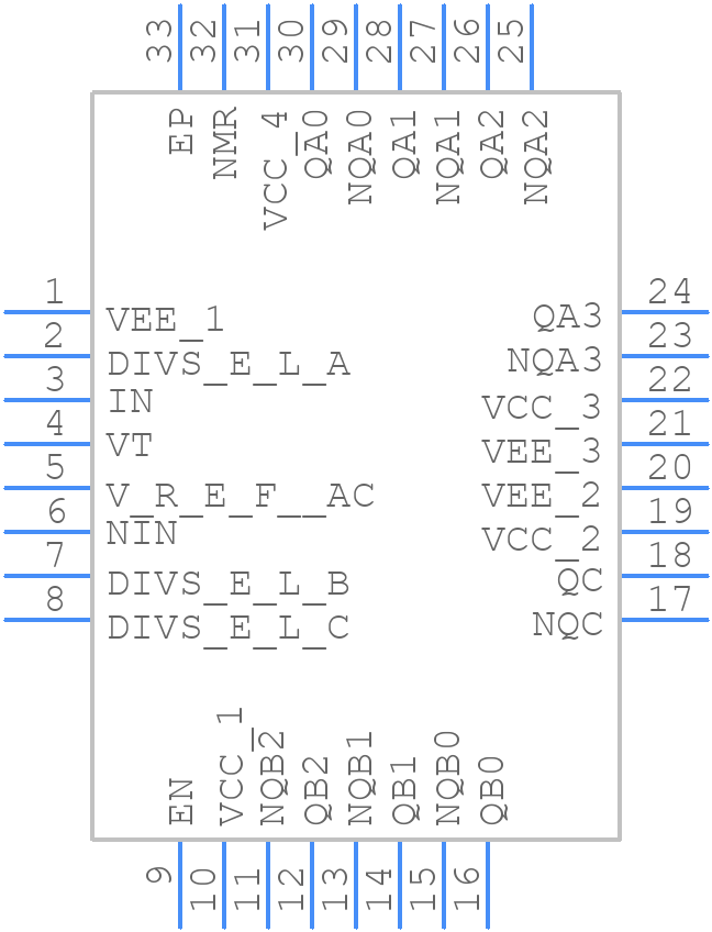 8S89202BKILF/W - Renesas Electronics - PCB symbol