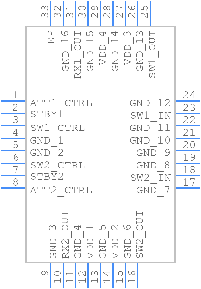F0453BLEGK - Renesas Electronics - PCB symbol