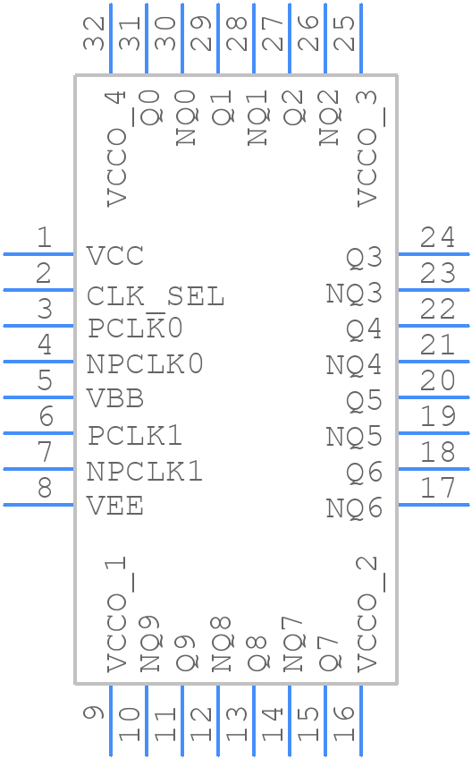 853S111AYILFT - Renesas Electronics - PCB symbol