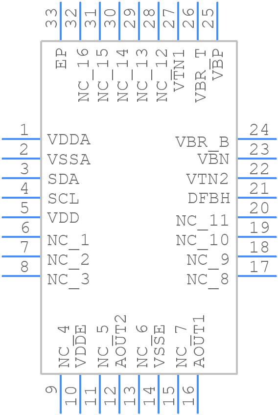 ZSSC3154BE3R - Renesas Electronics - PCB symbol