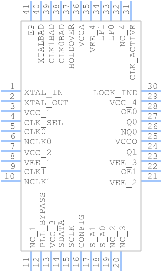 849N212CKI-999LF - Renesas Electronics - PCB symbol