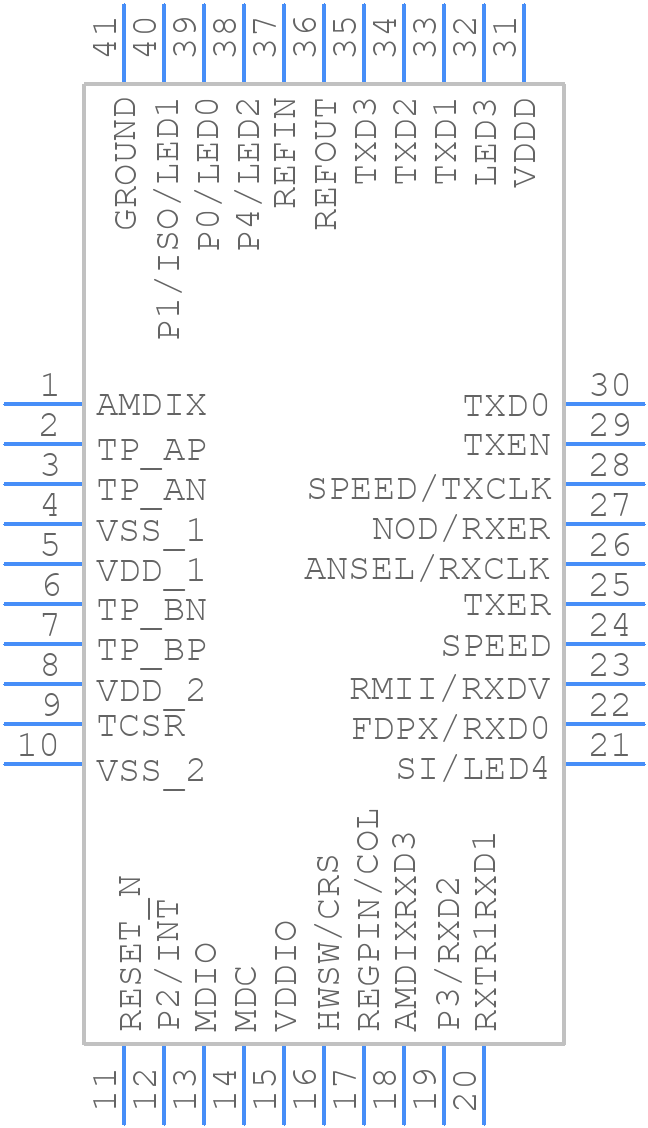 1894K-40LF - Renesas Electronics - PCB symbol