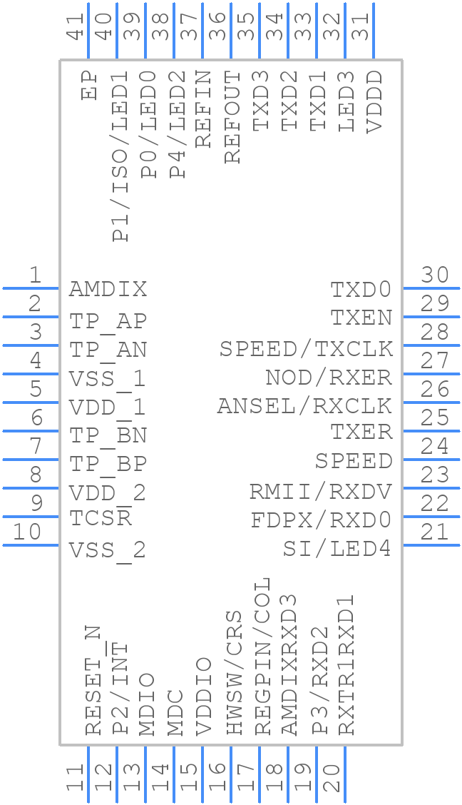 1894KI-40LF - Renesas Electronics - PCB symbol