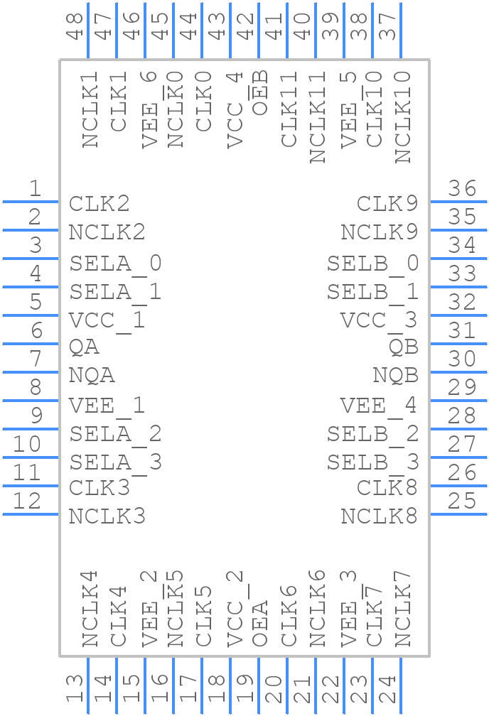 853S202AYILFT - Renesas Electronics - PCB symbol