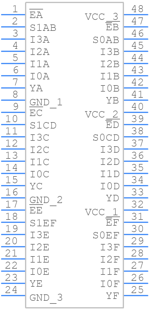 QS4A215Q1G8 - Renesas Electronics - PCB symbol