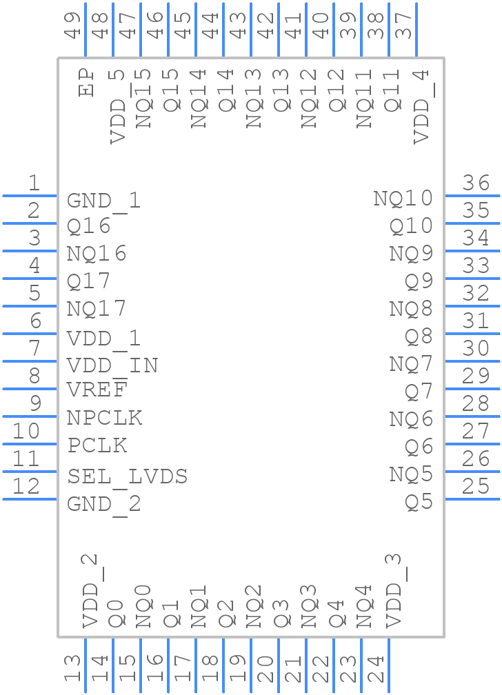 8SLVS1118NLGI8 - Renesas Electronics - PCB symbol