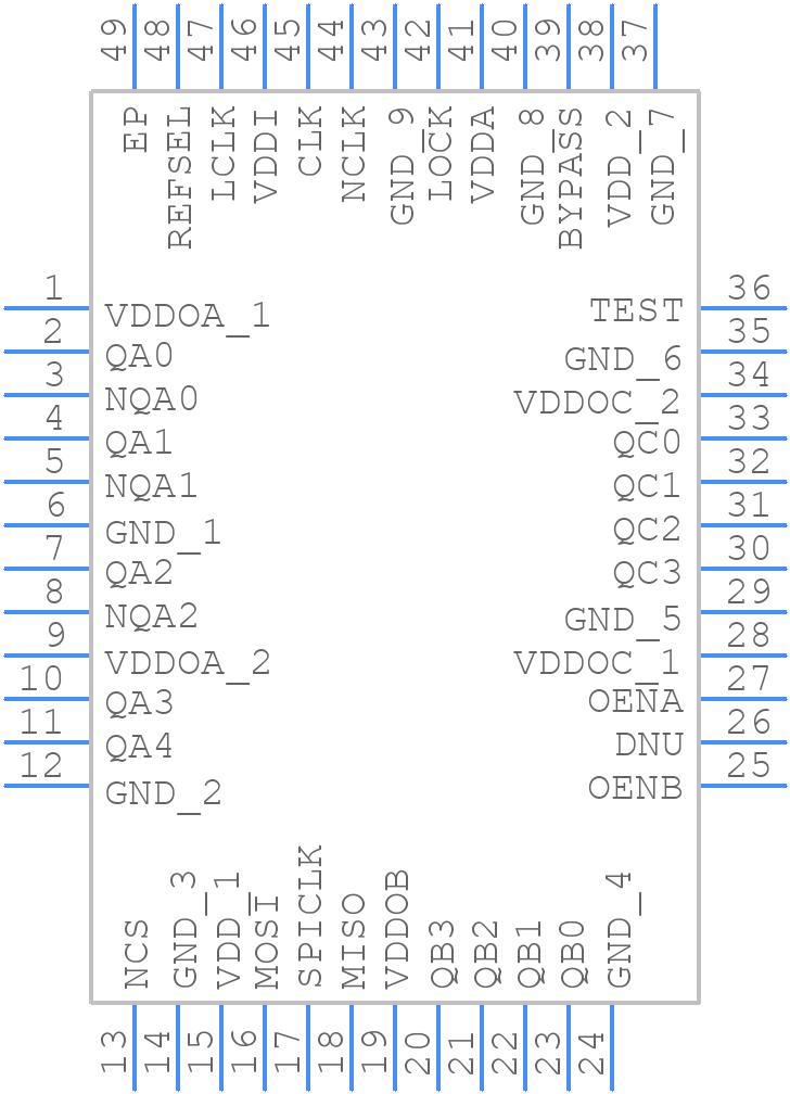 8V44N4614NLGI - Renesas Electronics - PCB symbol