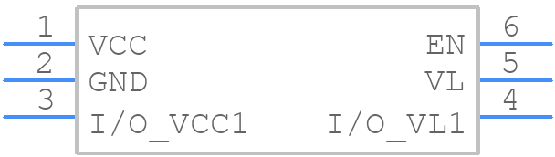 MAX13013EXT+T - Analog Devices - PCB symbol