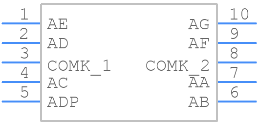 OSL10561 - OptoSupply - PCB symbol