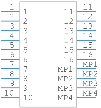 504325 - TE Connectivity - PCB symbol