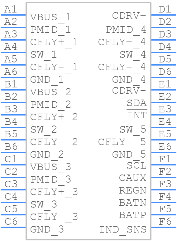 PQ25910YFFT - Texas Instruments - PCB symbol
