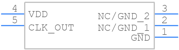 SIT1630AE-S6-DCC-32.768G - SiTime - PCB symbol