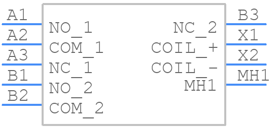 FCB-205-BZ3 - TE Connectivity - PCB symbol