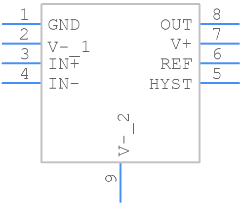 LTC1540IDD#TRPBF - Analog Devices - PCB symbol
