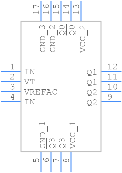 NB7L14MNTXG - onsemi - PCB symbol
