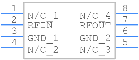 103313-HMC189AMS8E - Analog Devices - PCB symbol