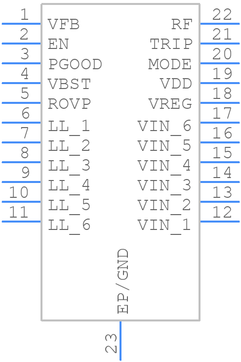TPS53318DQPR - Texas Instruments - PCB symbol