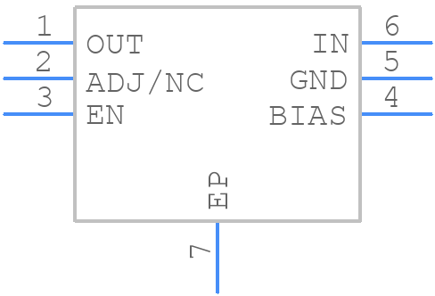NCP133AMX105TCG - onsemi - PCB symbol