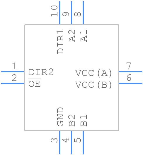 74AVC2T245GUX - Nexperia - PCB symbol