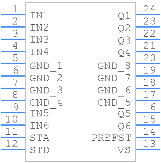 TLE4226G - Infineon - PCB symbol