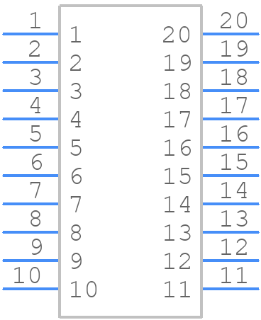 744410001 - Molex - PCB symbol