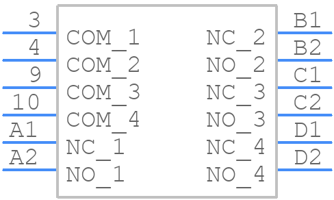 MHPS4284 - Apem - PCB symbol