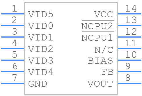 TPS40120PWRG4 - Texas Instruments - PCB symbol