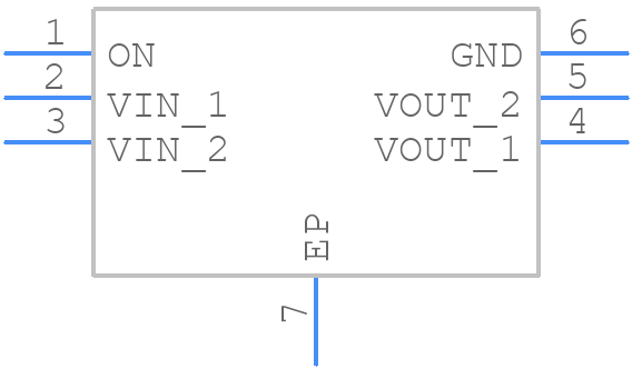FPF1008 - onsemi - PCB symbol