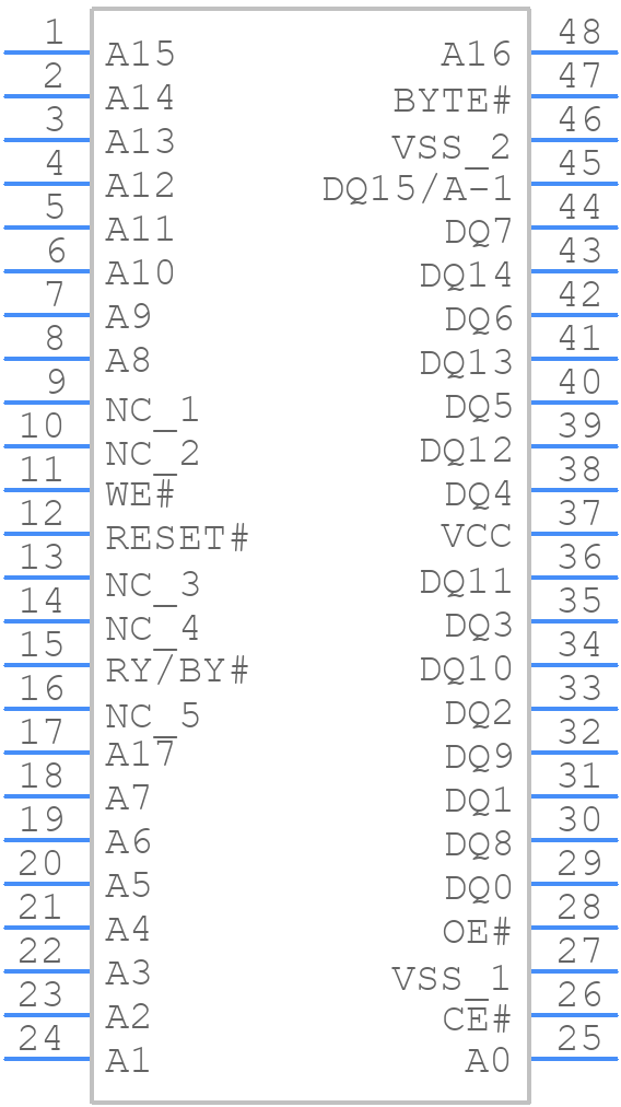 AM29F400BT-70EF - Infineon - PCB symbol