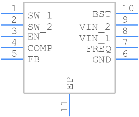 A8586KEJTR-T - Allegro Microsystems - PCB symbol
