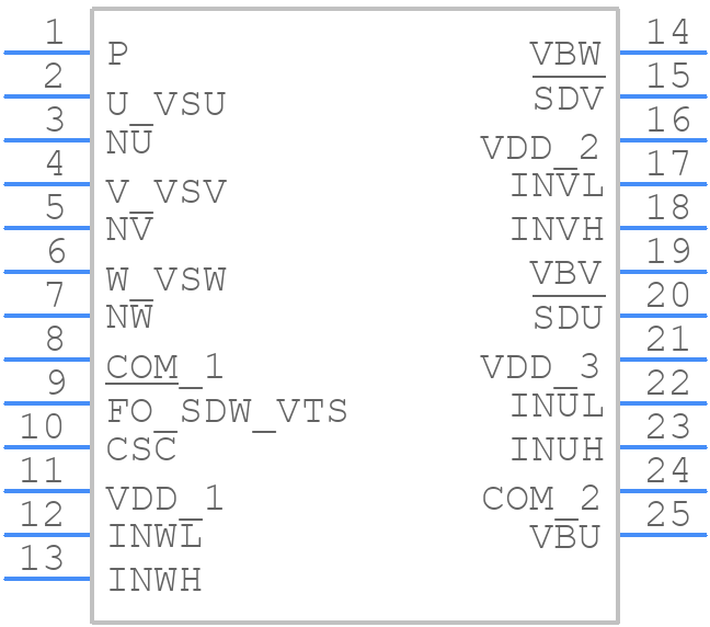FNB81060T3 - onsemi - PCB symbol